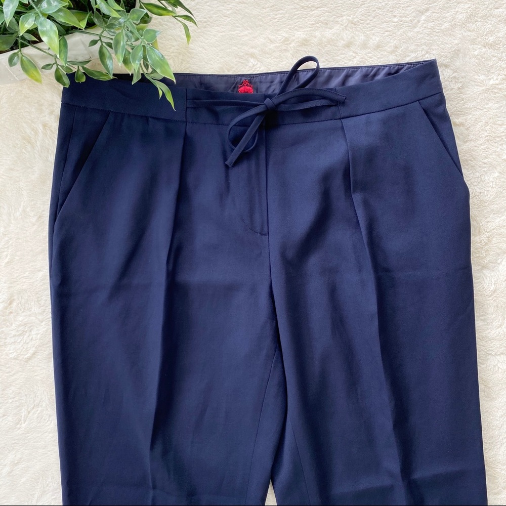 Brooks brothers red fleece blue pleated dress pant